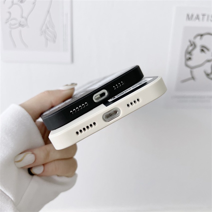 Ốp lưng Cặp đôi thời trang Sesame Street Cạnh thẳng Khối lập phương Rubik Vỏ điện thoại silicon lỏng cho iPhone 13 Mini 12 Pro 11 Max X XS XR 8 7 6 6S Plus SE 2020