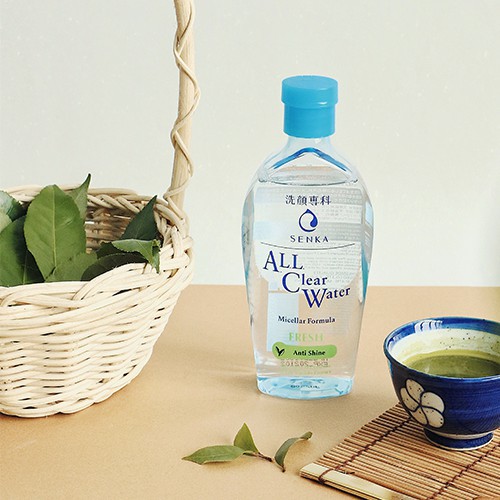 Nước tẩy trang Micellar Senka ALL Clear Water Fresh 230ml