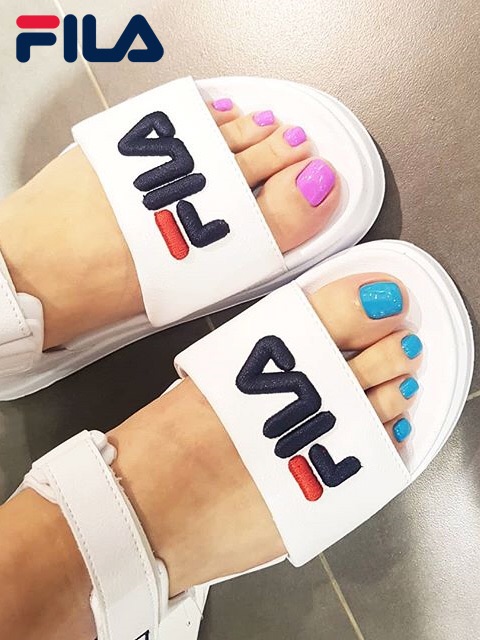 Dép Sandal Fila Drifter Jacked Up Trẻ em Chính Hãng Korea