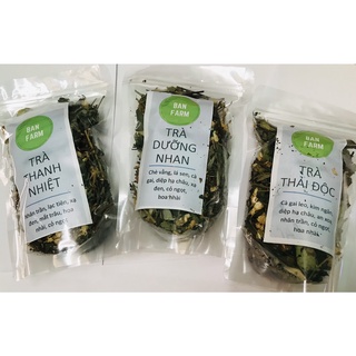 Set 3 loại trà Banfarm đặc biệt thơm ngon Thanh Nhiệt, Thải độc, Dưỡng Nhan
