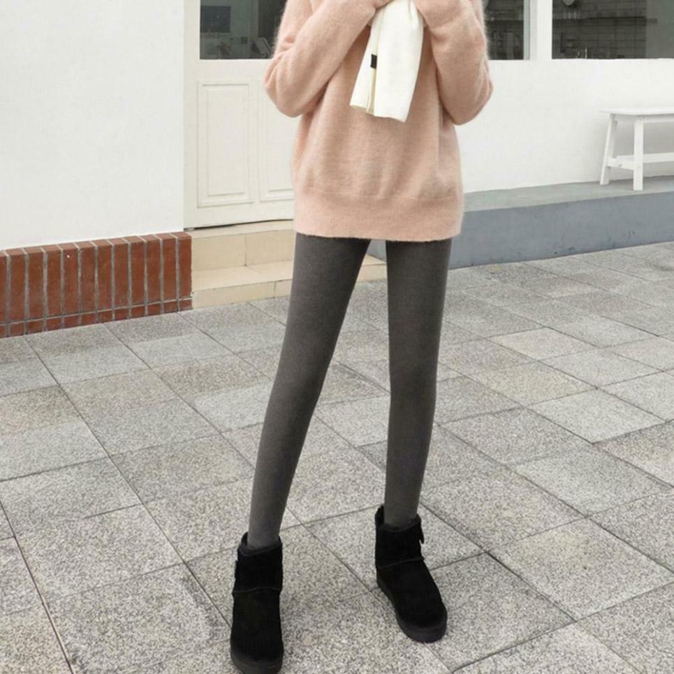 Quần Legging ❤ Hàng Đẹp ❤Lưng Cao Co Giãn Lót Lỉ Cực Ấm Áp MEO001