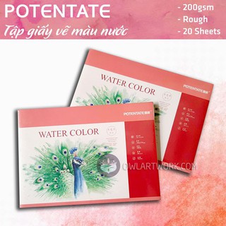 SỔ MÀU NƯỚC POTENTATE A5 ĐL 200GM2