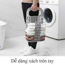 Giỏ đựng quần áo FREESHIPGiỏ đựng đồ dùng sinh hoạt treo tường có thể gấp gọn