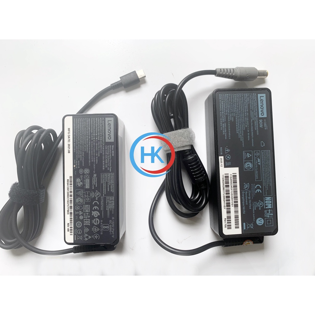 Combo Sạc Laptop Lenovo 45W 65W 90W 135W 170W Zin Loại 1