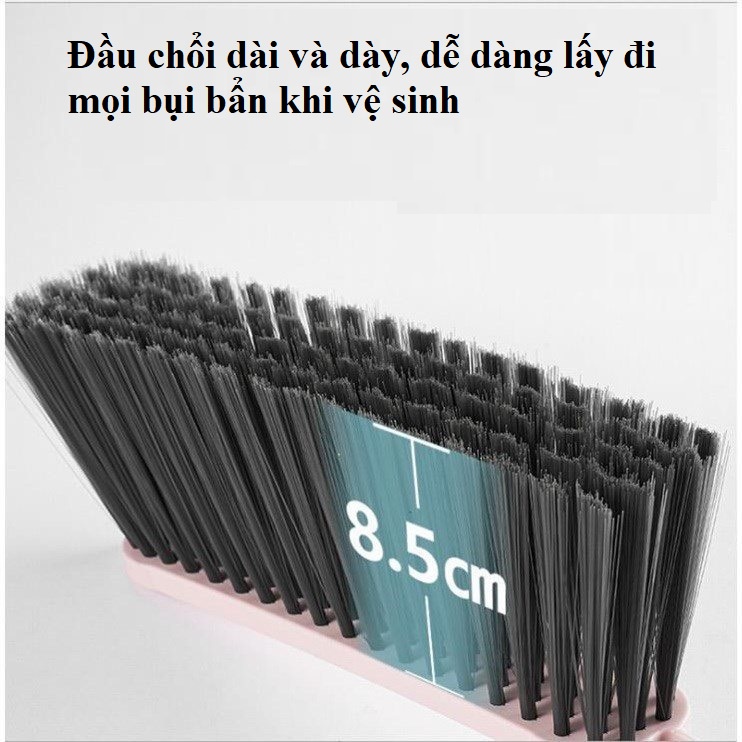 Chổi vệ sinh sofa, giường chiếu đồ dùng gia đình cán dài tay cầm tiện ích