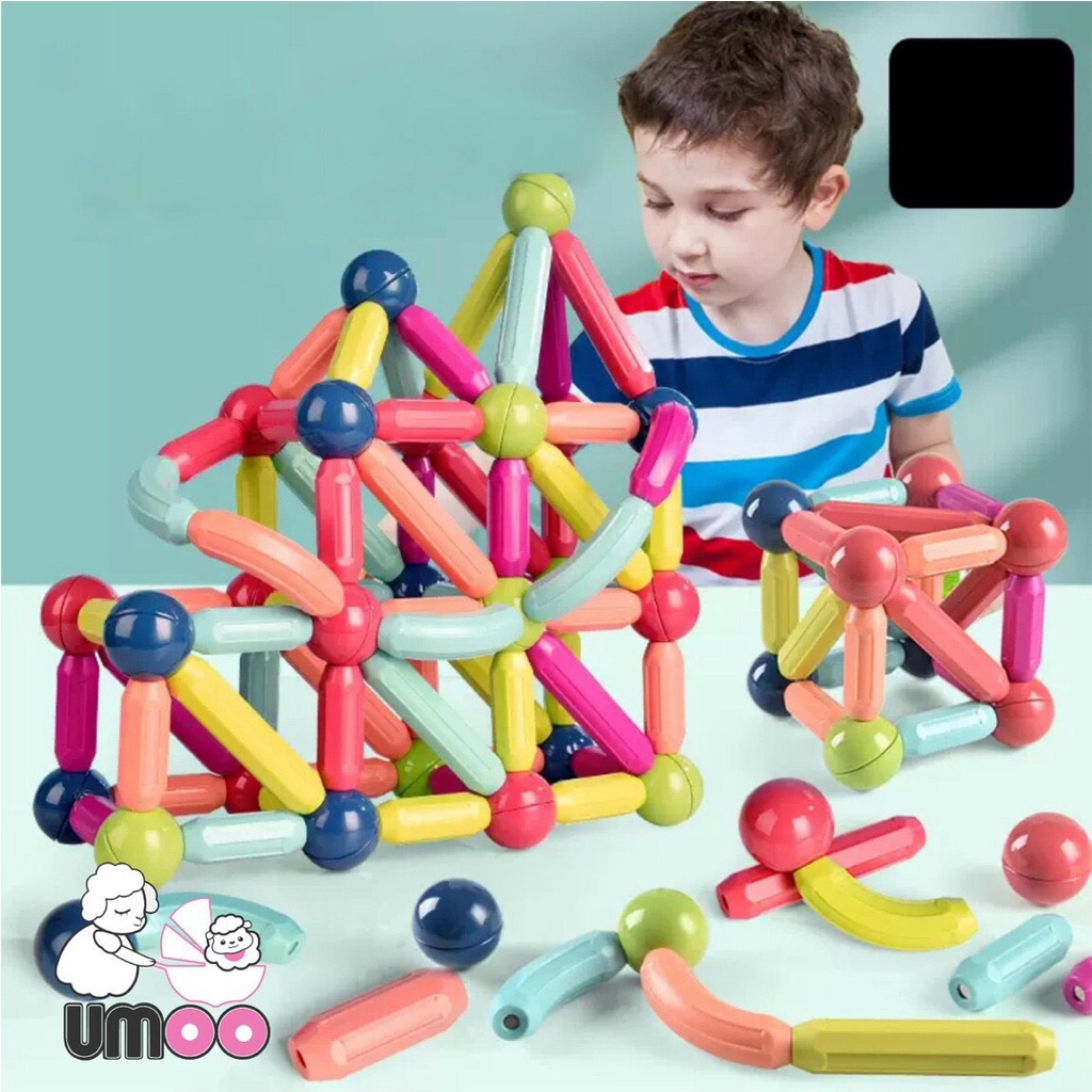 Bộ xếp hình nam châm từ tính UMoo