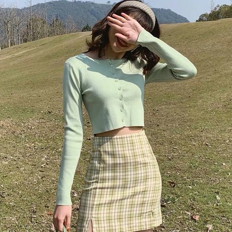 Chân Váy Caro Ngắn Nhiều Màu Dễ Phối Đồ | BigBuy360 - bigbuy360.vn