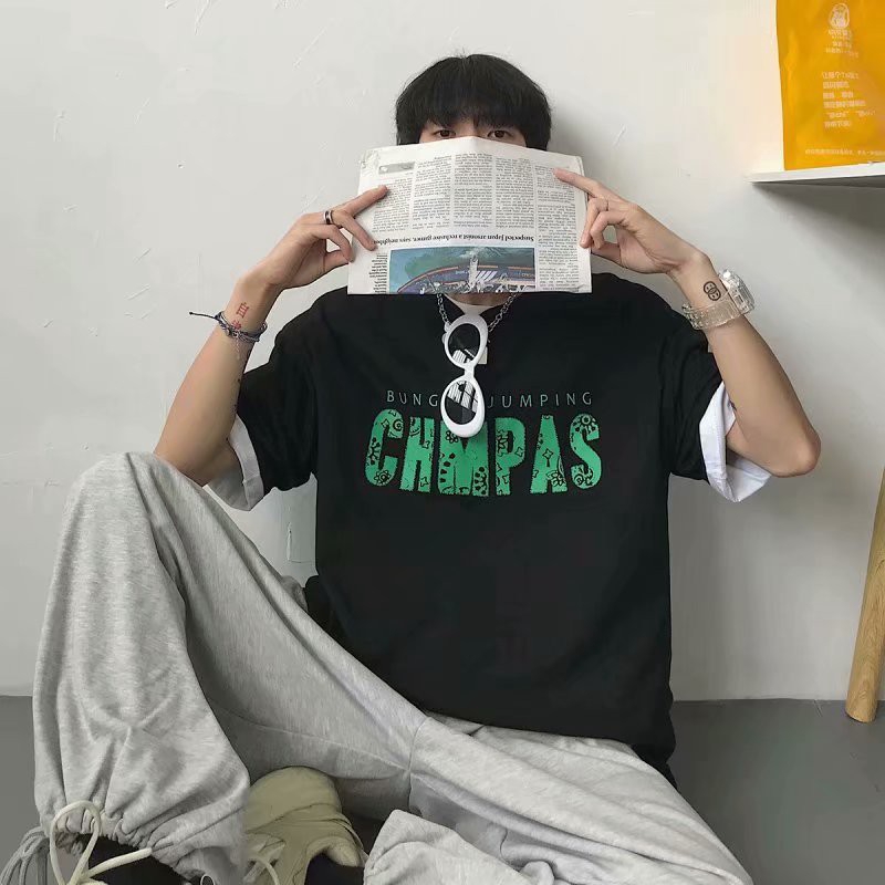 Áo thun tay ngắn kiểu dáng thời trang dành cho nam cỡ S-5XL