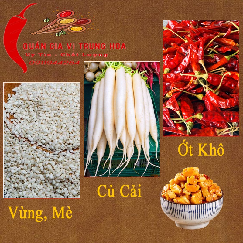 (Cà La Thầu) 1 Túi 2,5kg Củ Cải Xào Cay Giòn Trung Quốc | BigBuy360 - bigbuy360.vn