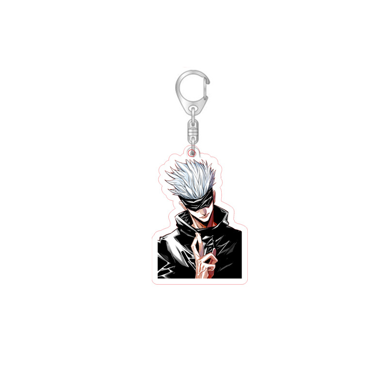 Jujutsu Kaisen Keychain Acrylic Pendant Cuspidatum Yuren Gojo Goku Student Gift Peripheral Anime Keychain