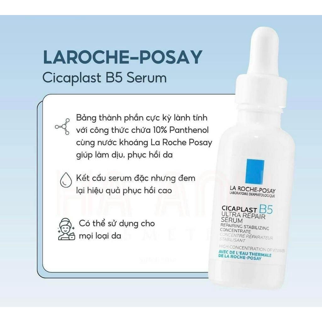 Tinh Dưỡng Chất Phục Hồi Da, Dưỡng Ẩm & Tái Tạo Da La Roche-Posay Cicaplast B5 Ultra Repair Serum 10ml