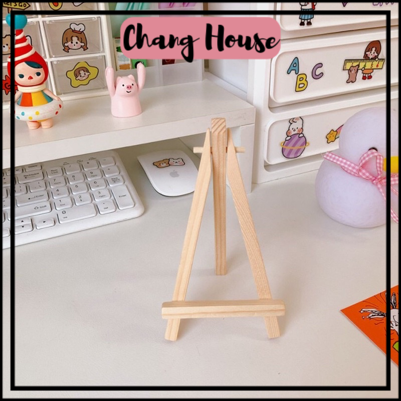 Giá đỡ điện thoại đa năng bằng gỗ thiết kế ba chân tiện lợi