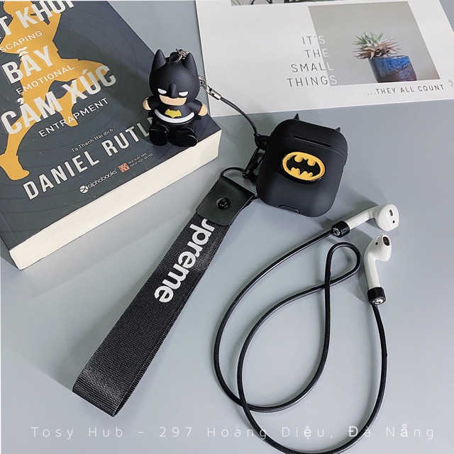 Case bảo vệ Airpods 1/2 Batman Người Dơi