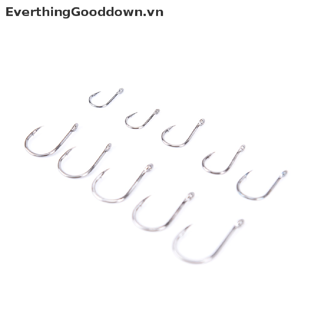 Everthinggooddown 100 Móc Câu Cá Bằng Thép Không Gỉ