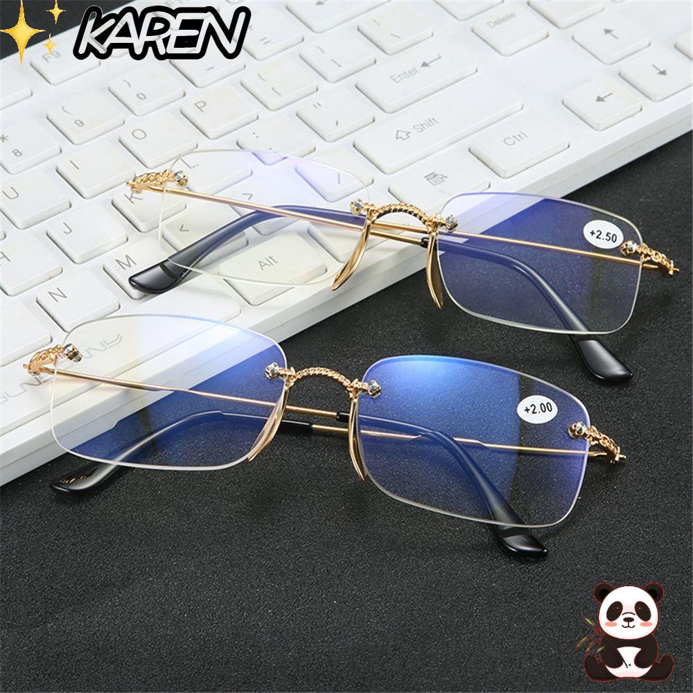 Mắt Kính Đọc Sách +1.0~4.0 Chống Ánh Sáng Xanh Nhỏ Gọn Thời Trang Cho Nam Và Nữ