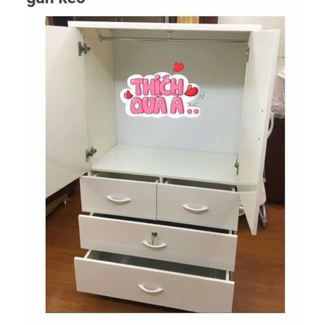 Tủ nhựa đài Loan cho bé cao 160*85
