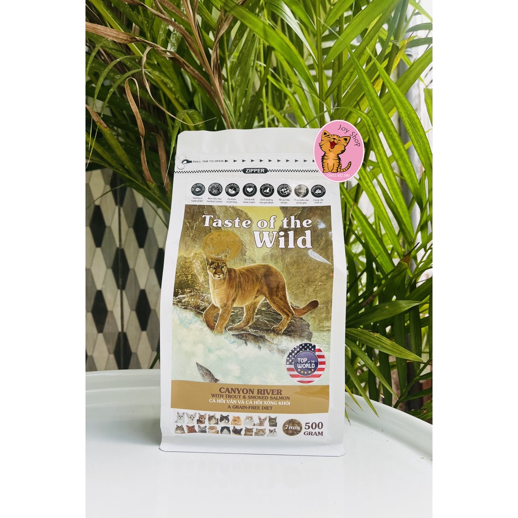 [TÚI 500GR] HẠT TASTE OF THE WILD CHO MÈO