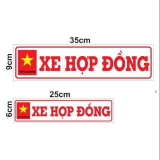 Decal xe hợp đồng phản quang