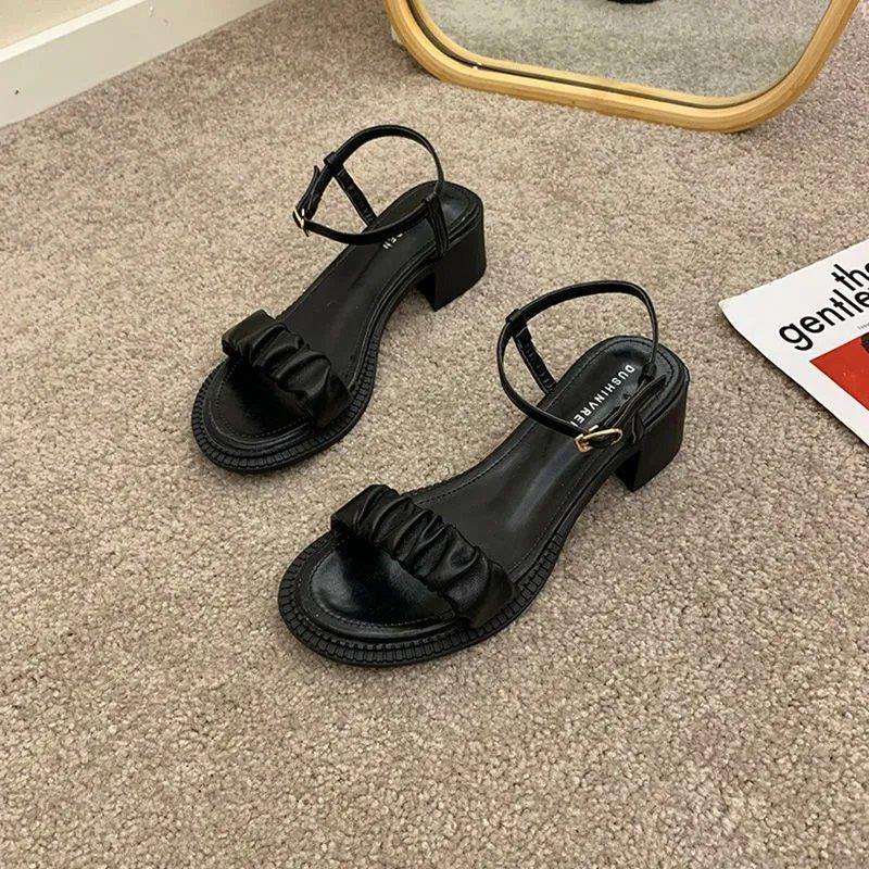 Sandal Cao Gót Hở Ngón Thiết Kế Mới Thời Trang Mùa Hè Dành Cho Nữ