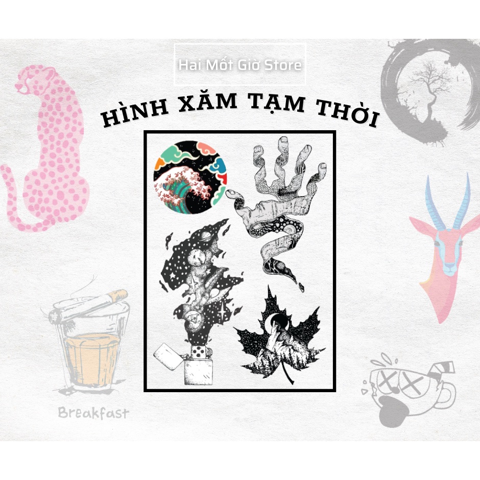 - Hai Mốt Giờ Store. Hình Xăm Vũ Trụ, Cực Cool, Nghệ Thuật. Mẫu 56-65