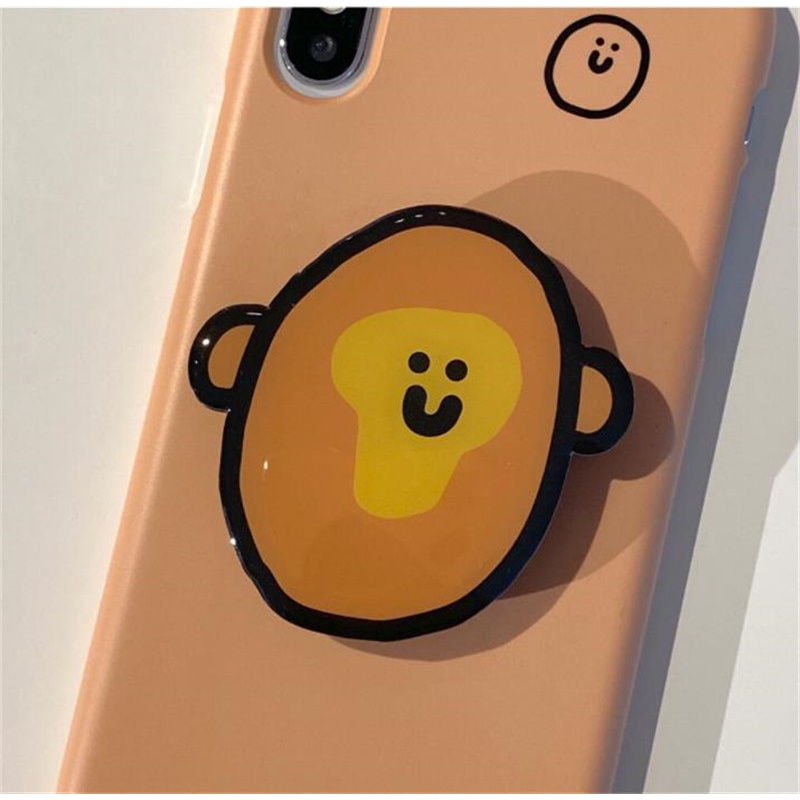 Popsocket giá đỡ chống lưng cho điện thoại loại nhựa hình hoạt hình cute