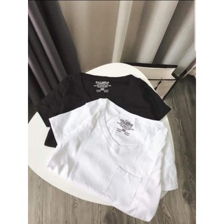 [SALE SHOCK XIN ĐÁNH GIÁ] Áo phông cổ tim Pull & Bear cộc tay chất đẹp đủ size