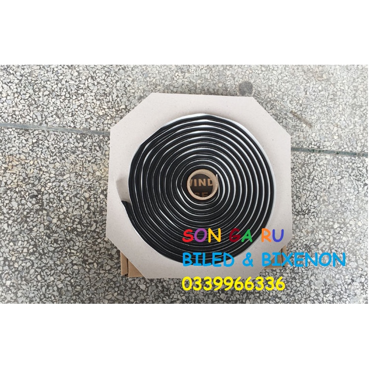 Keo BUTYL chuyên dụng găn pha đèn oto, xe máy size 10mm x 4m