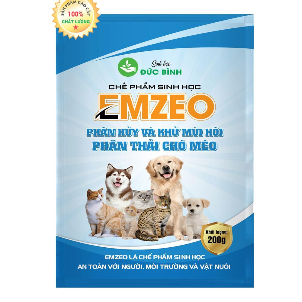 [ Bán sỉ ] KHỬ MÙI HÔI PHÂN THẢI CHÓ MÈO CHUỘT EMZEO
