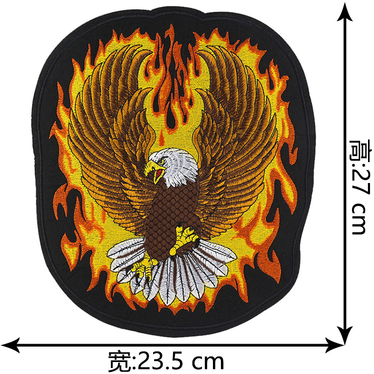 Miếng Vá Trang Trí Quần Áo Thêu Hình Đại Bàng Độc Đáo Chất Lượng Cao DIY