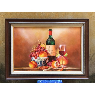 TRANH SƠN DẦU TĨNH VẬT(50x70 gồm khung)