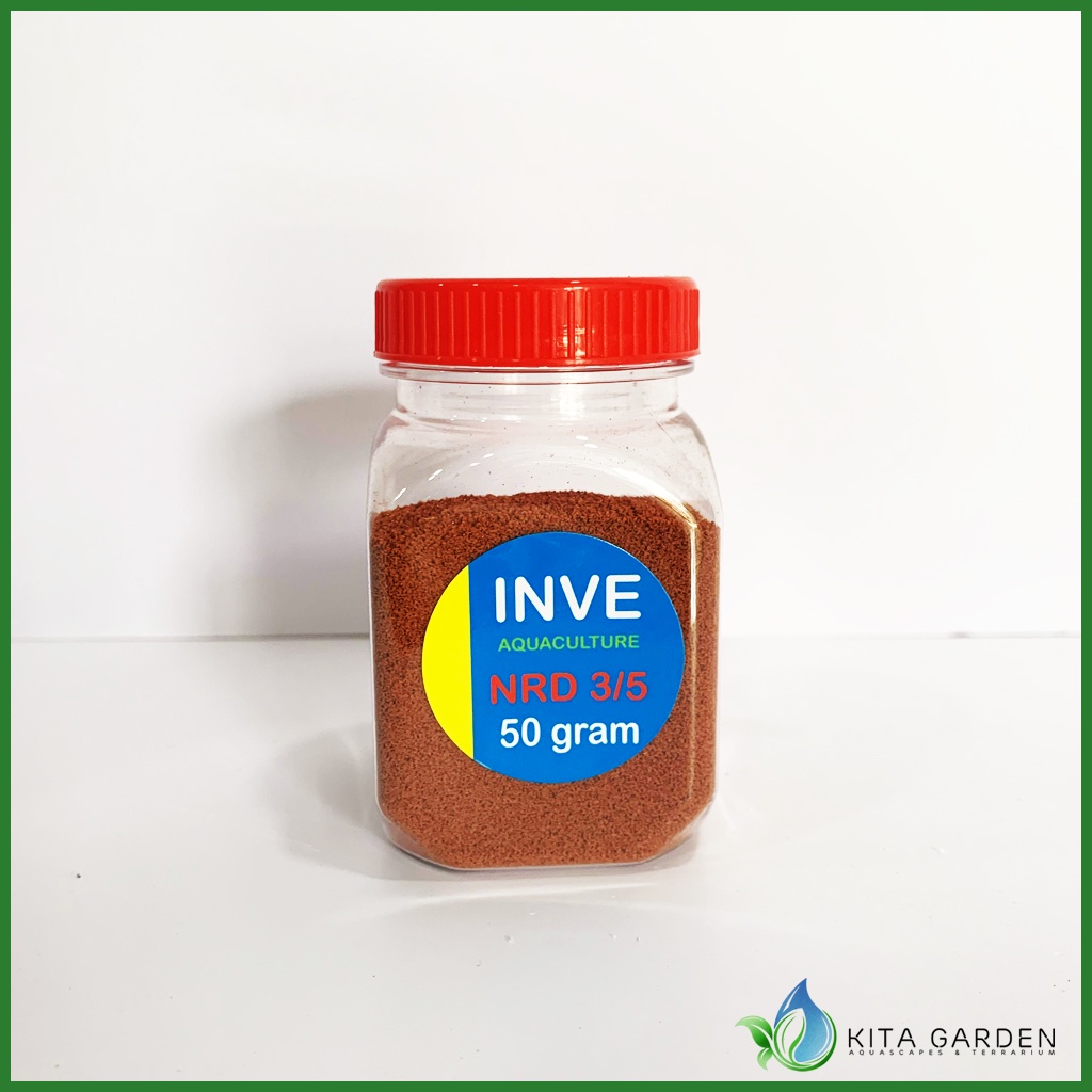 Thức ăn cá cảnh | Cám Inve Thái 1/2 - 2/3 - 3/5 - 5/8 - G8 Hàng công ty - 50gr