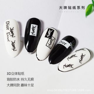 Hình dán sticker nail trang trí móng