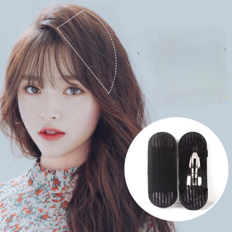 Set 2 kẹp làm phồng mái màu đen Loli