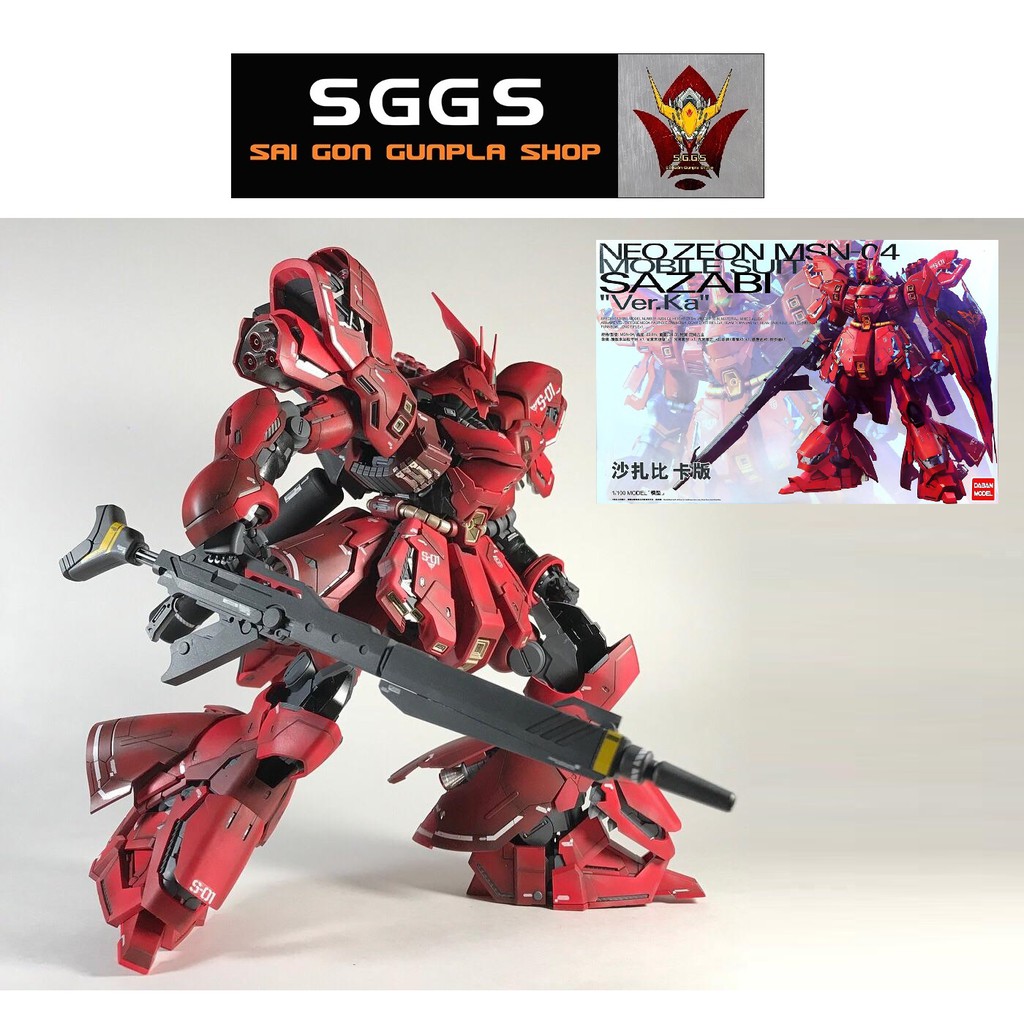 Mô Hình Gundam MG Sazabi Ver Ka Daban 6631 1/100 MSN-04 UC Đồ Chơi Lắp Ráp Anime