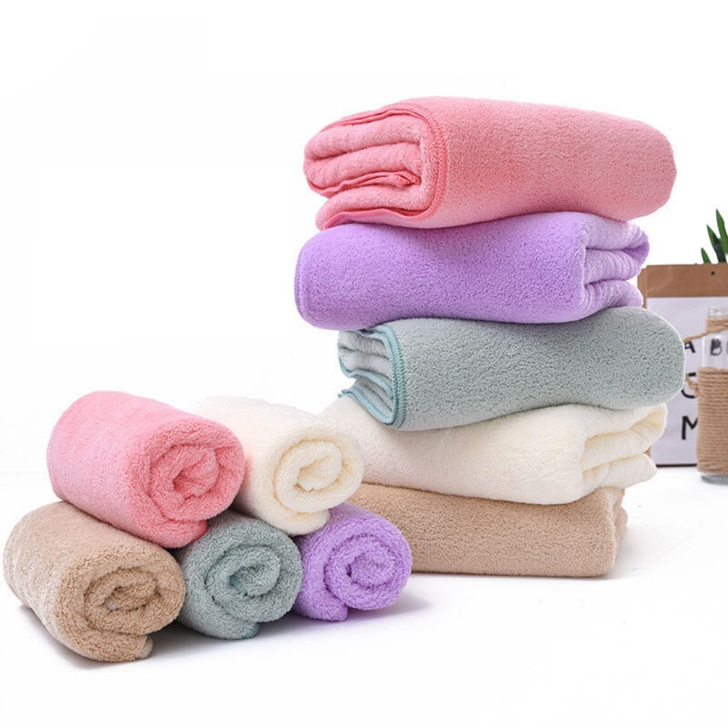 Khăn Tắm Bông HQ Siêu Mềm Khăn Tắm Cotton Siêu Thấm Kháng Khuẩn