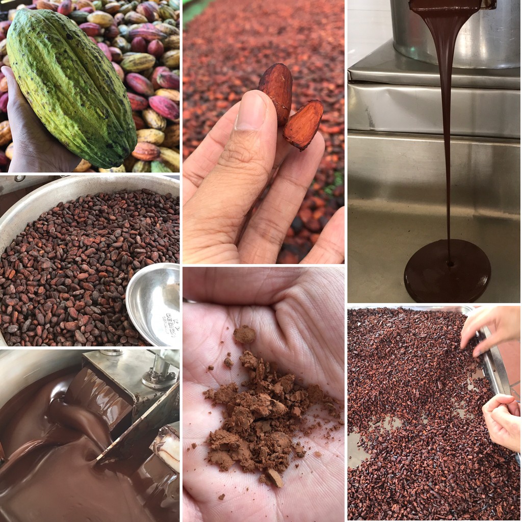 Bột ca cao nguyên chất không đường Cacao Mi dòng Premium vị đậm đà làm bánh pha thức uống sô cô la trà sữa - 1kg