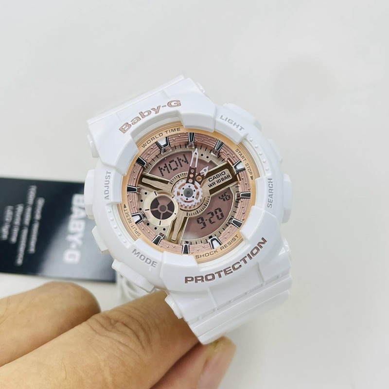 Đồng hồ casio nữ baby G Ba-110-7a1 chính hãng new fullbox