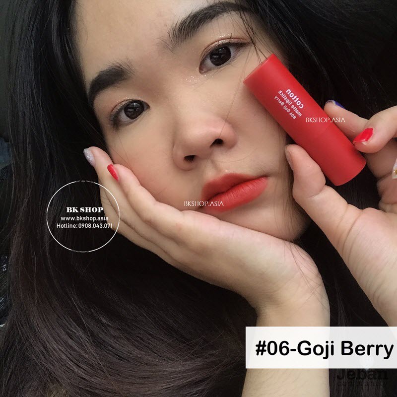 (Auth Thái) Son Lì Mềm Môi Baby Bright Cotton Matte Lipstick