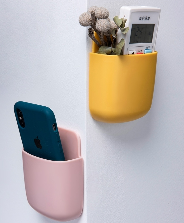 Kệ Dán Mini Đựng Điện Thoại 💝𝐅𝐑𝐄𝐄 𝐒𝐇𝐈𝐏💝 Treo Sạc Điện Thoại, Ống Cắm Remote.. | BigBuy360 - bigbuy360.vn