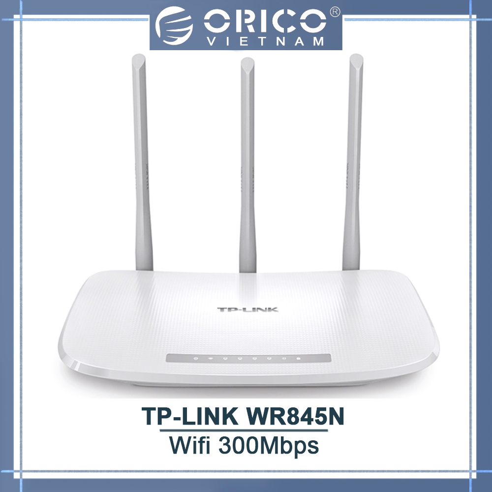 PHÁT WIFI TPLINK 3 ANTEN WR 845 N -Bộ phát wifi TP link Router Wi-Fi chuẩn N 300Mbps-SÓNG CỰC MẠNH- Hàng Chính Hãng2021