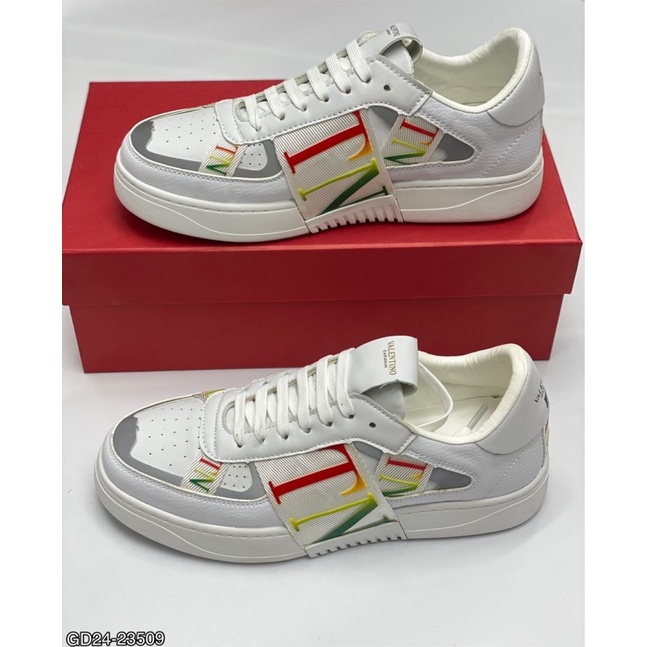Giầy sneaker VLTN vạt sườn có hộp - Giầy nam kèm hộp cao cấp