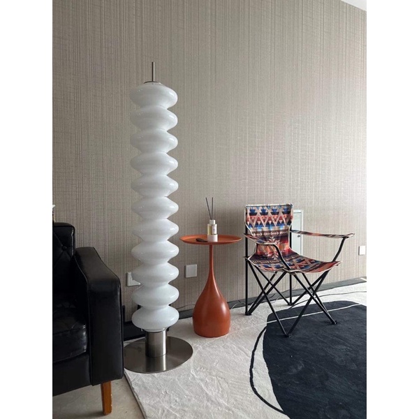 Đèn sàn thuỷ tinh Milano Tube Lamp Đan Mạch phong cách Bắc Âu sang trọng