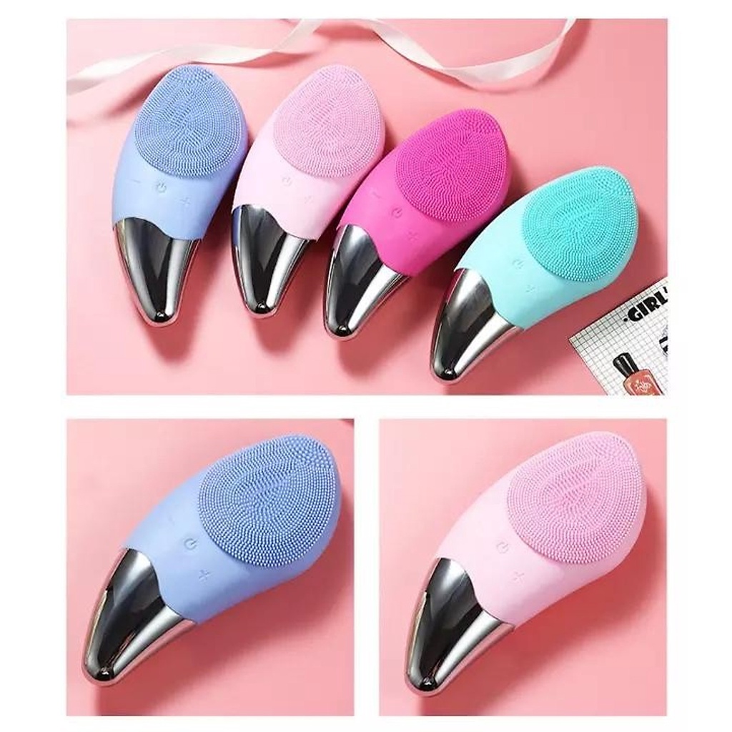 Máy Rửa Mặt Mini Massage Tích Hợp Sóng Âm Giúp Làm Sạch Sâu Da, Nâng Cơ Mặt, Sáng Da, Trẻ Hóa Làn Da - Chính hãng VinBuy
