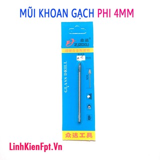 Mũi khoan gạch men , đá hoa 4mm-16mm