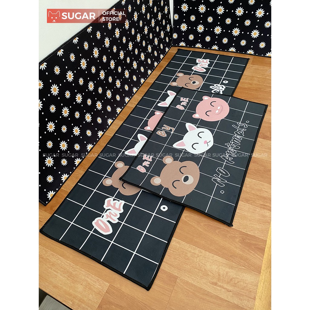 THẢM BẾP - THẢM LAU CHÂN CAO CẤP HIỆN ĐẠI ĐÁY CHỐNG TRƯỢT AN TOÀN - HÌNH DỄ THƯƠNG