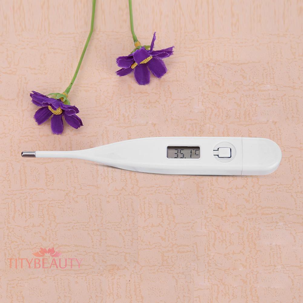Nhiệt kế nhẹ Nhiệt độ cơ thể Máy đo nhiệt độ LCD kỹ thuật số Nhiệt kế cơ thể trẻ em Sốt Dụng cụ y tế