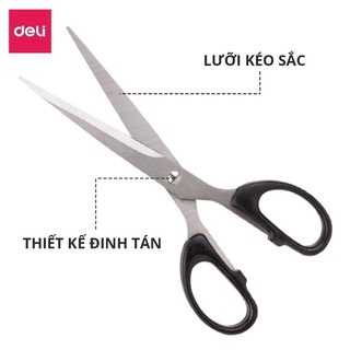 Kéo văn phòng Deli 6009 - Kéo cắt giấy - văn phòng phẩm - HOKAMI STORE