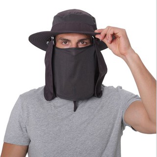 Mũ tai bèo ngụy trang chống nắng cho hoạt động dã ngoại, Nón tai bèo rộng vành phong cách quân đội siêu mát, siêu bền