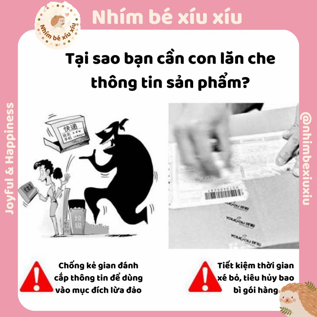 Con lăn mực họa tiết che tên sản phẩm/thông tin cá nhân/tài liệu VT197