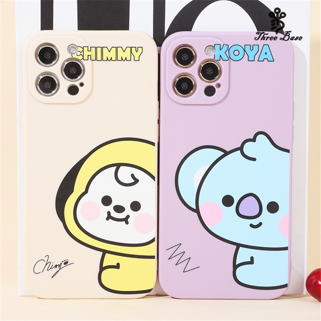 Ốp Điện Thoại Tpu Dẻo In BTS BT21 TATA KOYA RJ MANG CHIMMY SHOOKY Iphone8 7Plus 8plus X XS XR XSMax 11Pro max iphone 11 12